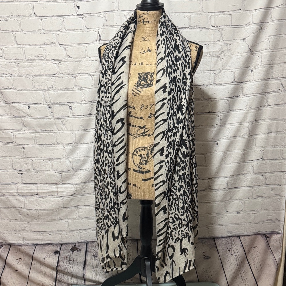 Large size Animal Print Scarf Polyester made in India